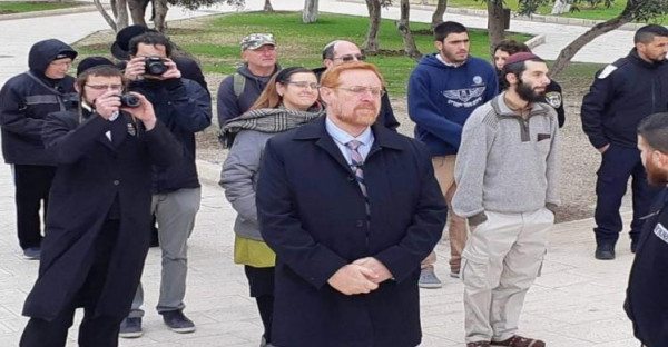  بقيادة المتطرف غليك.. مستوطنون يقتحمون المسجد الأقصى