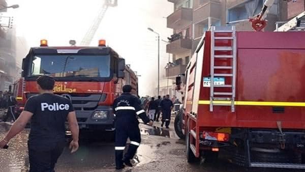  اشتعال النيران بوحدة سكنية بالمجاورة 46 بالعاشر