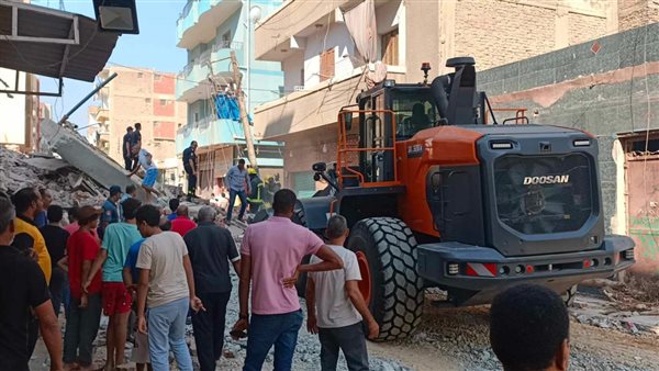 ارتفاع عدد ضحايا عقار الإسماعيلية المنهار إلى 3 متوفين و2 مصابين
