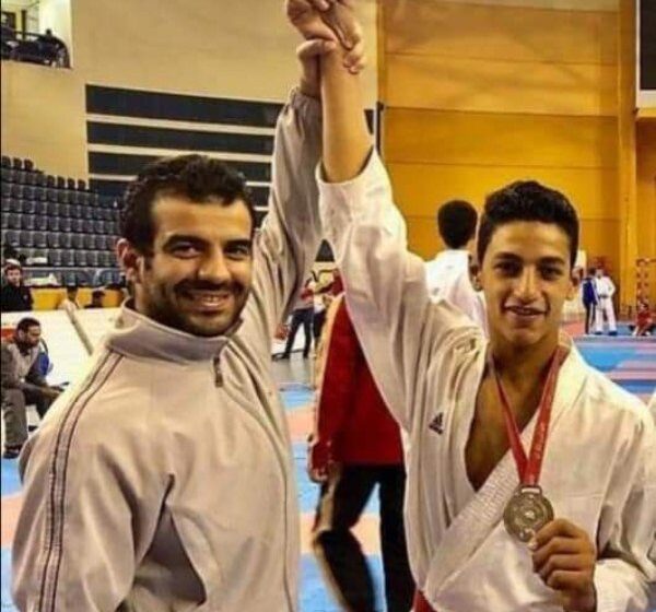 لاعب نادي ههيا يحصل على ذهبية البطولة العربية للكاراتيه
