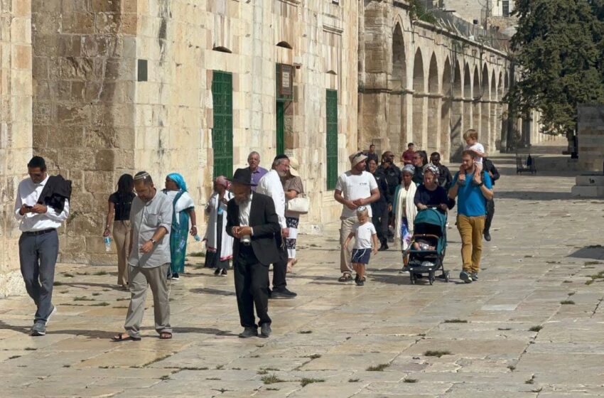  مستوطنون يقتحمون الأقصى والاحتلال يهدم منزلا بالولجة