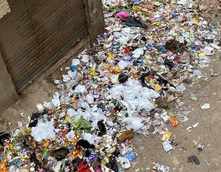 شكوى من تراكم القمامة بقطعة أرض فضاء في أبوحماد