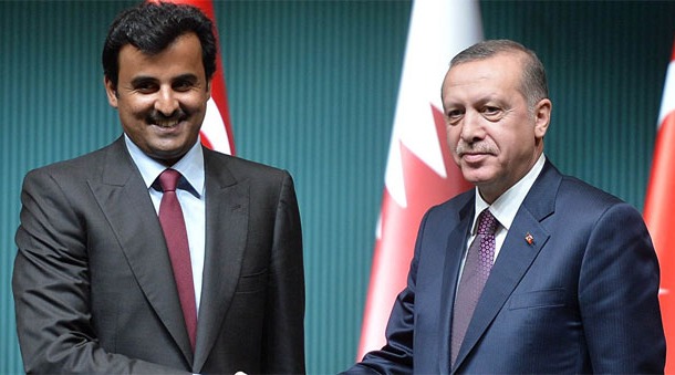  أردوغان يستقبل أمير قطر في مدينة “طرابزون” التركية