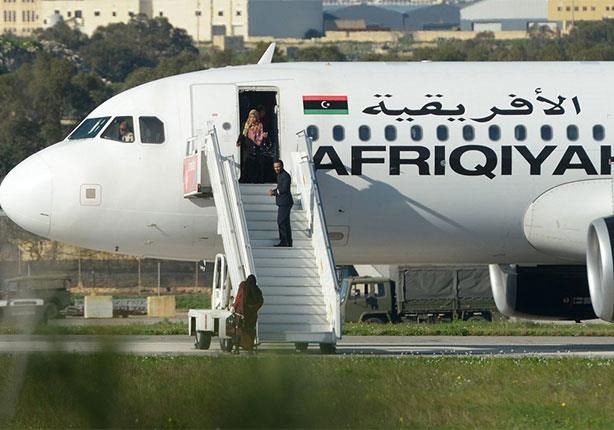  ركاب الطائرة الليبية المختطفة يعودون إلى ديارهم