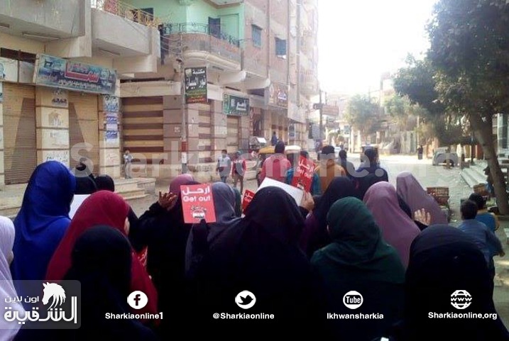  بالصور.. أبو كبير تنتفض في جمعة “مصر كبيرة عليك”