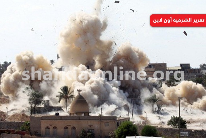  بعد تفجيرات الكنائس.. “أرض الفيروز” تشتعل.. والصهاينة يقصفون سيناء بدون رادع