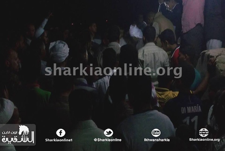  بالصور.. الآلاف من أبناء الشرقية يشيعون جثمان الشهيد محمد فوزي