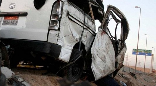  نزيف الأسفلت..إصابة 8 أشخاص في حادث تصادم بين سيارتين بأولاد صقر