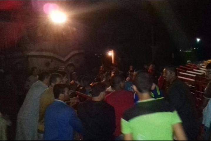  حادث تصادم بين قطار وسيارة ربع نقل دون وقوع إصابات بأبوكبير
