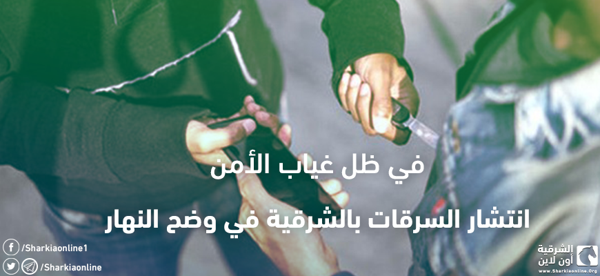  في ظل غياب الأمن.. انتشار السرقات بالشرقية في وضح النهار