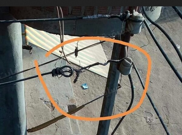  عمود كهرباء بقرية هربيط يهدد حياة المواطنين