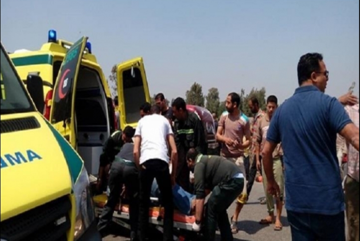  مصرع شخصين في حادث تصادم بطريق “ههيا – أبوكبير”