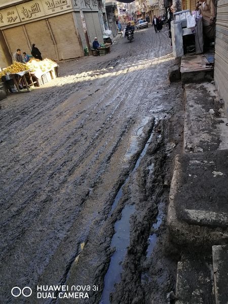  شوارع أبوكبير تتحول لبرك طينية