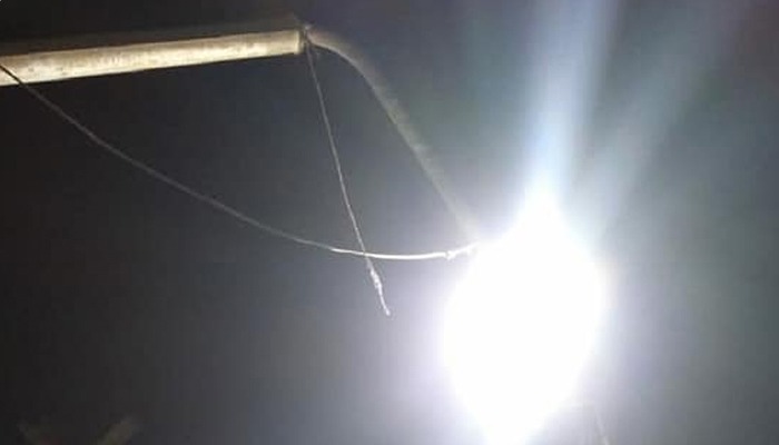  عمود متهالك ينذر بكارثة في منيا القمح