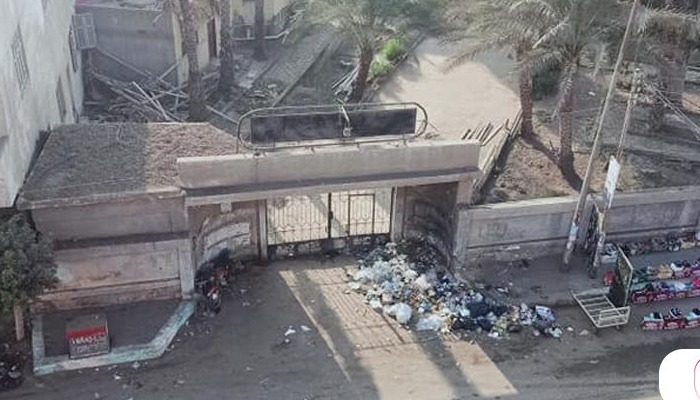  استياء بسبب انتشار القمامة بمحيط مستشفى مشتول السوق