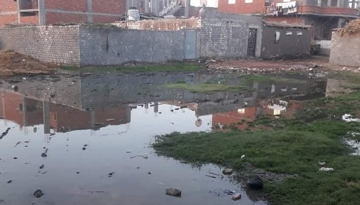  طفح مياه الصرف في الحسينية