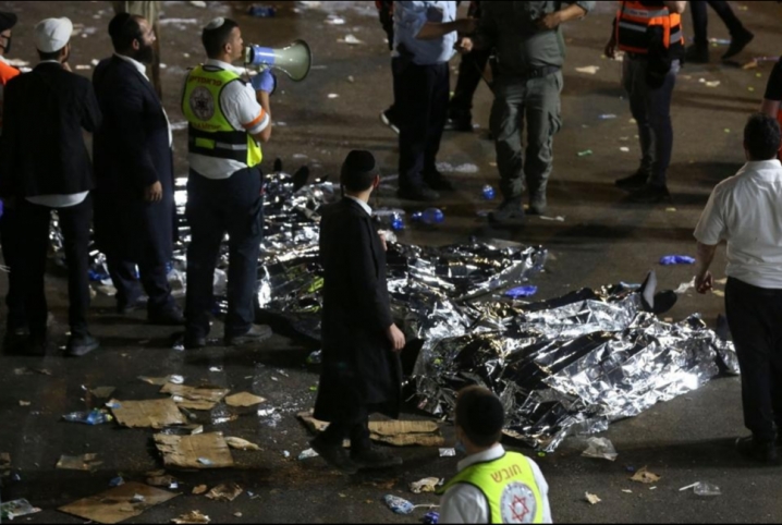  مقتل 44 صهيونياً في تدافع خلال احتفال ديني بمنطقة الجليل