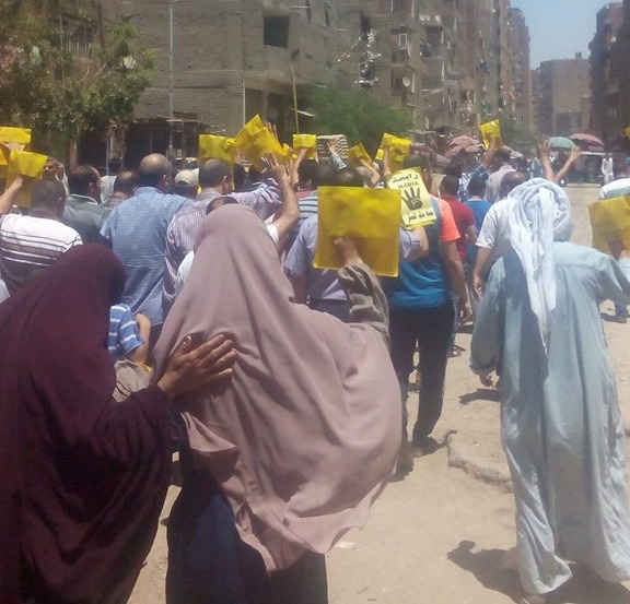  أحرار الجيزة ينتفضون بمسيرات عقب صلاة الجمعة للمطالبة بإسقاط النظام