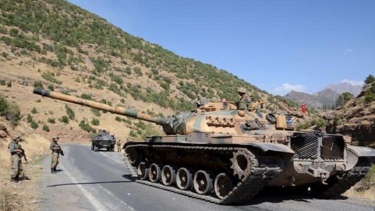 ارتفاع عدد ضحايا انفجار لغم جنوب شرقي تركيا لخمسة جنود