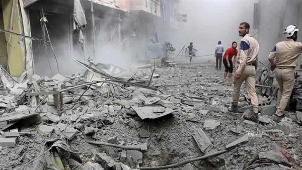  استشهاد 28 شخصًا نتيجة القصف الجوى فى حلب