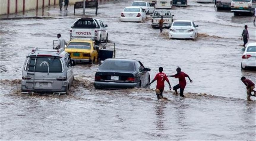  انهيار عشرات المنازل جراء أمطار غزيرة في الخرطوم