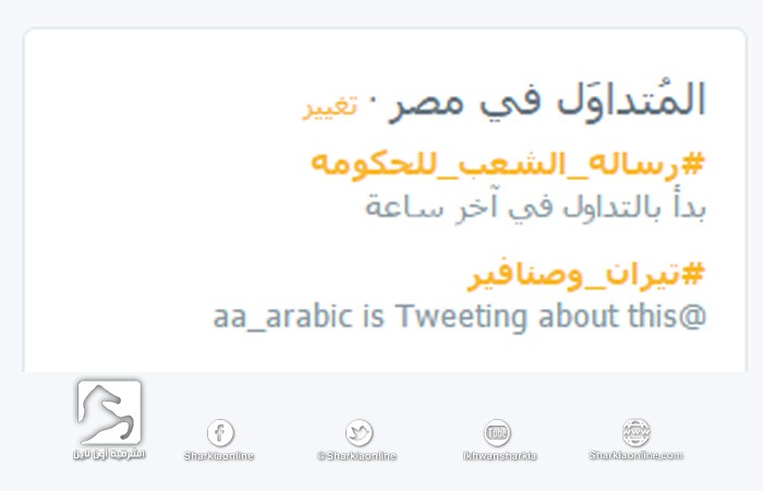  هاشتاج “رسالة الشعب للحكومة” يتصدر “تويتر” ومغردون: فشلكم لم يكن مفاجأة