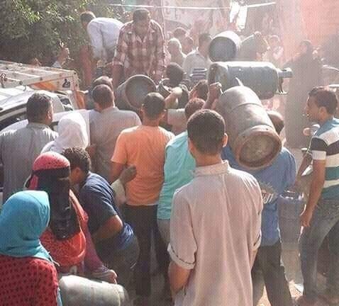 أزمة حادة فى أسطوانات البوتاجاز بأبوكبير