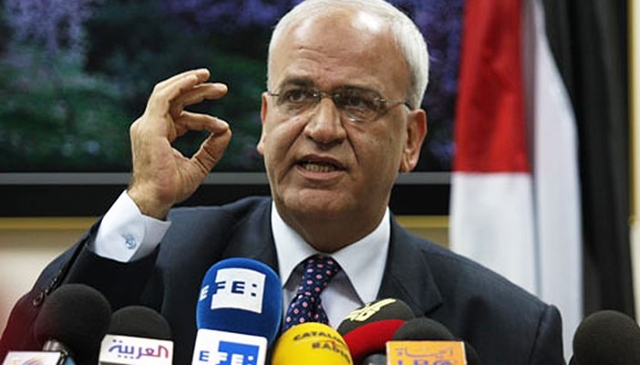  عريقات: تصريحات “ترامب” بشأن القدس تؤكد الحاجة لوضع حد للاحتلال الصهيونى