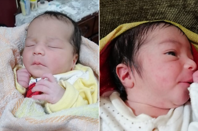  العثور على رضيعين توأم أمام مسجد في العاشر من رمضان