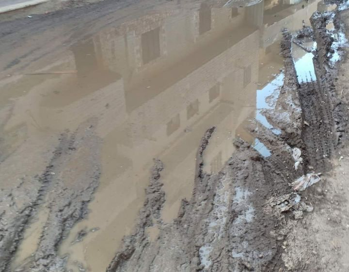 طفح مياه الصرف بسماكين الغرب في الحسينية