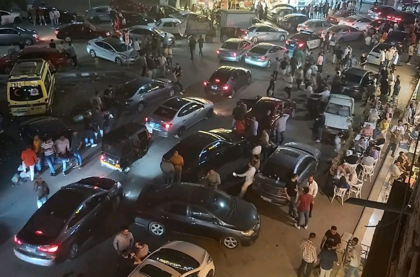  زحام وتكدس مروري بالقومية في الزقازيق