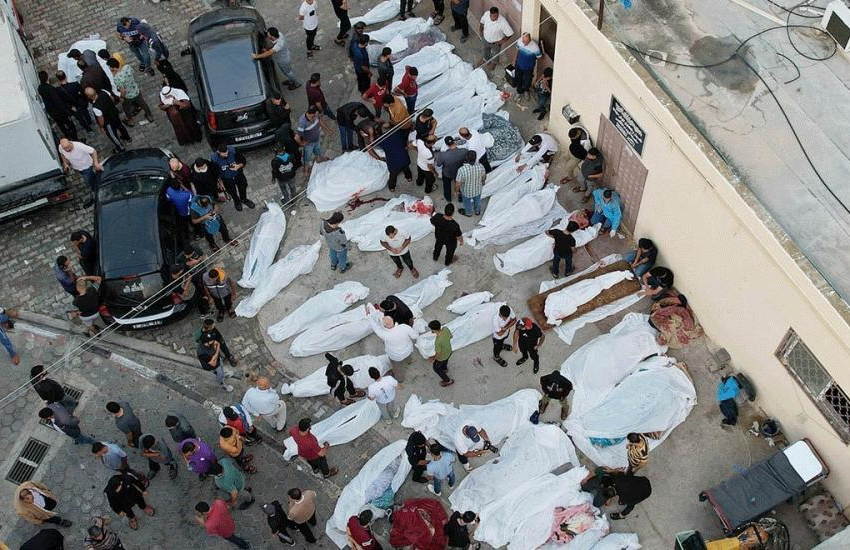 الأورومتوسطي: جثث الشهداء المنتشرة في غزة تنذر بكارثة صحية