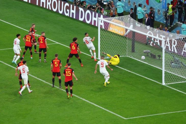  المغرب يقهر بلجيكا ويقترب من دور الـ 16
